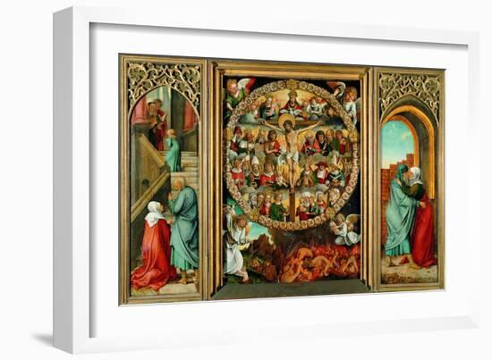 Tryptych of the Rosary-Giacomo Ceruti-Framed Giclee Print