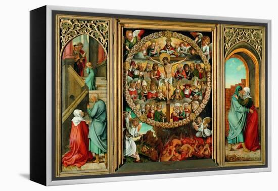 Tryptych of the Rosary-Giacomo Ceruti-Framed Premier Image Canvas