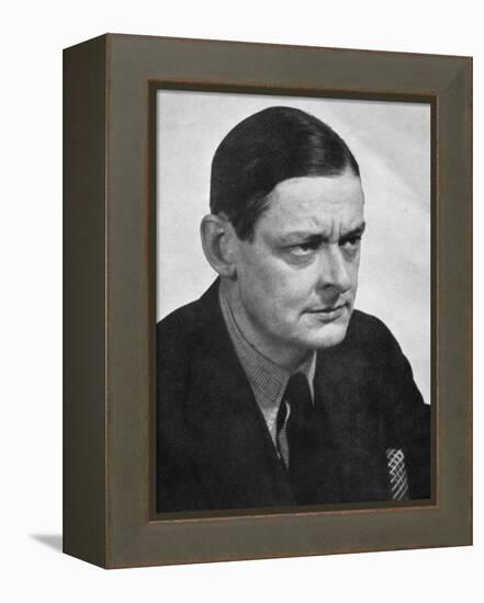 TS Eliot, American-born British poet dramatist and critic, c1950s.Artist: Man Ray-Man Ray-Framed Premier Image Canvas