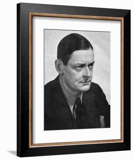 TS Eliot, American-born British poet dramatist and critic, c1950s.Artist: Man Ray-Man Ray-Framed Premium Photographic Print