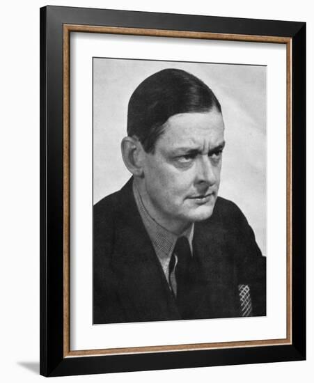 TS Eliot, American-born British poet dramatist and critic, c1950s.Artist: Man Ray-Man Ray-Framed Photographic Print