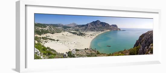 Tsampika Beach, Rhodes, Greece-Doug Pearson-Framed Photographic Print