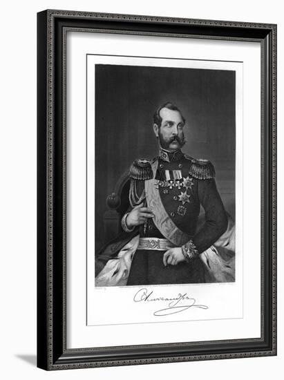 Tsar Alexander II-Alonzo Chappel-Framed Art Print