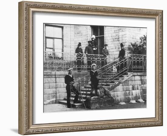 Tsar Alexander III of Russia with His Family, C1886-Felix Nadar-Framed Giclee Print