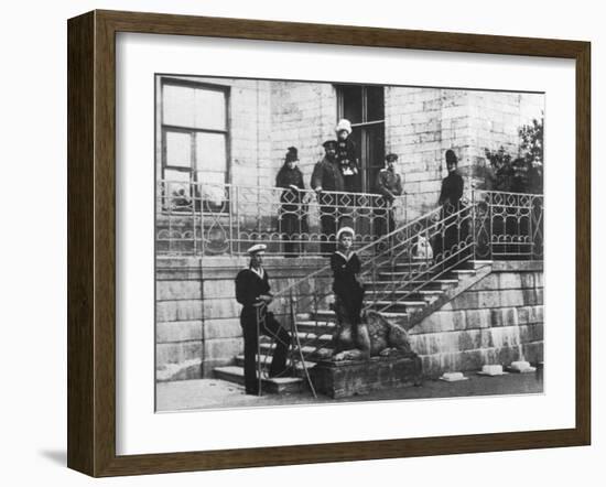 Tsar Alexander III of Russia with His Family, C1886-Felix Nadar-Framed Giclee Print