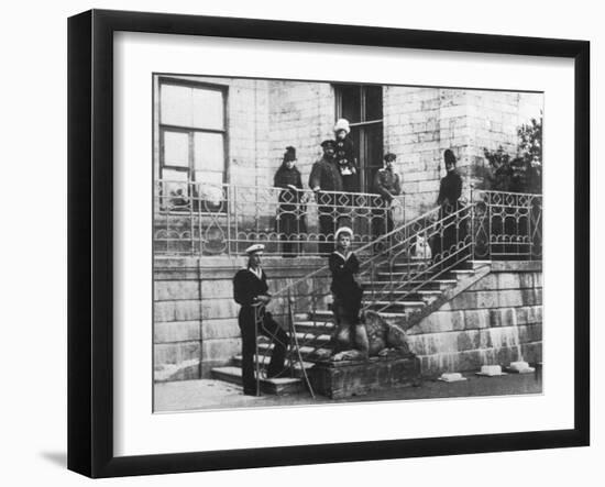 Tsar Alexander III of Russia with His Family, C1886-Felix Nadar-Framed Giclee Print