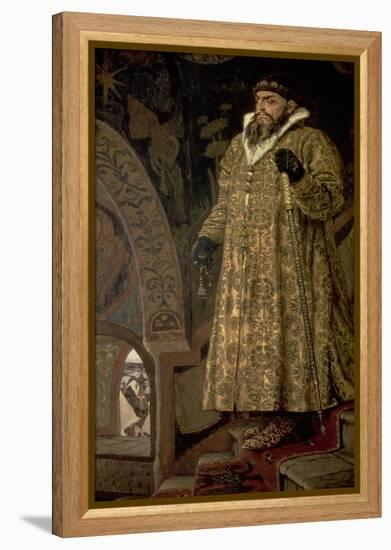 Tsar Ivan IV Vasilyevich "The Terrible" (1530-84) 1897-Victor Mikhailovich Vasnetsov-Framed Premier Image Canvas