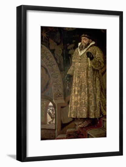 Tsar Ivan IV Vasilyevich "The Terrible" (1530-84) 1897-Victor Mikhailovich Vasnetsov-Framed Giclee Print