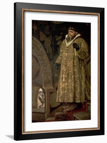 Tsar Ivan IV Vasilyevich "The Terrible" (1530-84) 1897-Victor Mikhailovich Vasnetsov-Framed Giclee Print