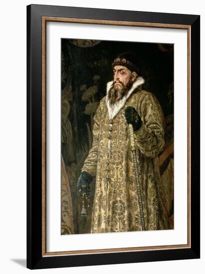 Tsar Ivan IV Vasilyevich "The Terrible" 1897-Victor Mikhailovich Vasnetsov-Framed Giclee Print