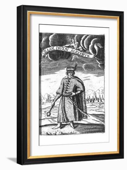 Tsar Ivan V Alexeyevich, 1693-null-Framed Giclee Print