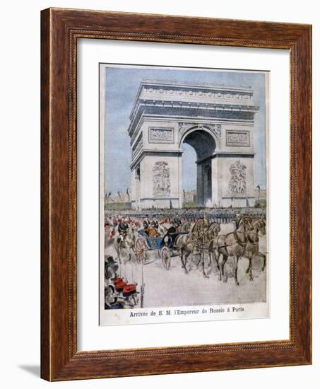 Tsar Nicholas II Arrives in Paris, 1896-Henri Meyer-Framed Giclee Print