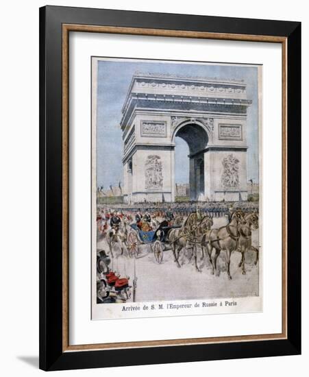 Tsar Nicholas II Arrives in Paris, 1896-Henri Meyer-Framed Giclee Print