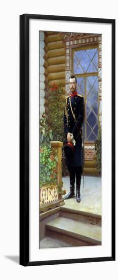 Tsar Nicholas II of Russia, 1896-Il'ya Repin-Framed Giclee Print