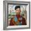 Tsar Nicholas II of Russia, 1915-Boris Mikhajlovich Kustodiev-Framed Giclee Print