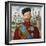 Tsar Nicholas II of Russia, 1915-Boris Mikhajlovich Kustodiev-Framed Giclee Print