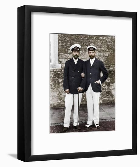 Tsar Nicholas II of Russia and King George V of Great Britain-Unknown-Framed Photographic Print