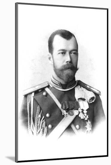Tsar Nicholas II of Russia, c1900-Unknown-Mounted Photographic Print