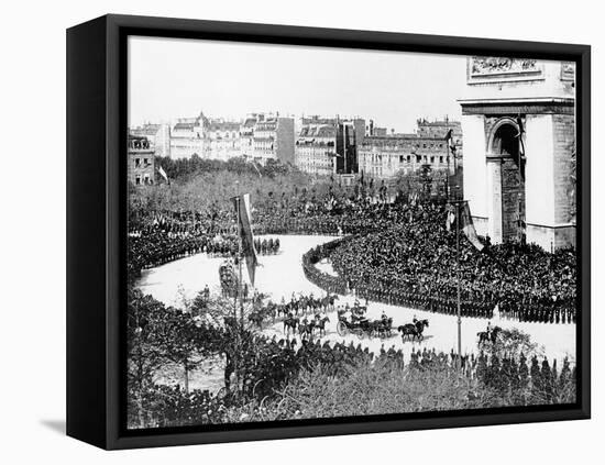 Tsar Nicholas II's Visit to Paris, 1896-null-Framed Premier Image Canvas