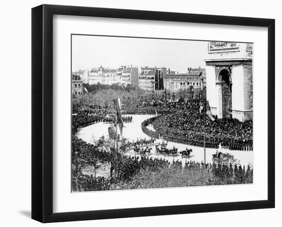 Tsar Nicholas II's Visit to Paris, 1896-null-Framed Giclee Print