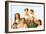 Tsar Nicholas Ii with This Family-Richard Hook-Framed Giclee Print