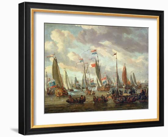 Tsar Peter I-Abraham Storck-Framed Giclee Print