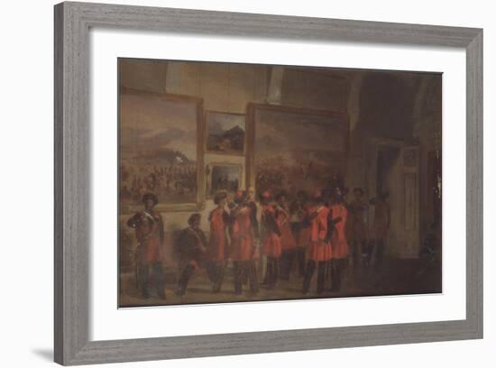 Tsar's Bodyguard of Cossacks in the Winter Palace-null-Framed Giclee Print