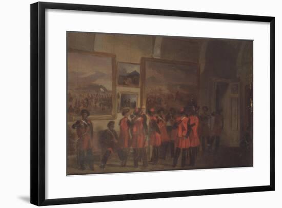 Tsar's Bodyguard of Cossacks in the Winter Palace-null-Framed Giclee Print