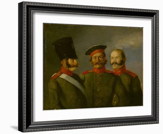 Tsar's Nicholas I Life Guards, Second Quarter of the 19th Cen-Alexander Ivanovich Sauerweid-Framed Giclee Print