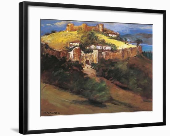 Tsar Samuel of Bulgaria's Fortress in Ohrid, Macedonia-null-Framed Giclee Print