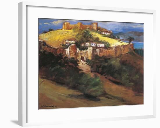 Tsar Samuel of Bulgaria's Fortress in Ohrid, Macedonia-null-Framed Giclee Print