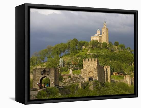 Tsarevets Fortress, Veliko Tarnovo, Bulgaria, Europe-Marco Cristofori-Framed Premier Image Canvas