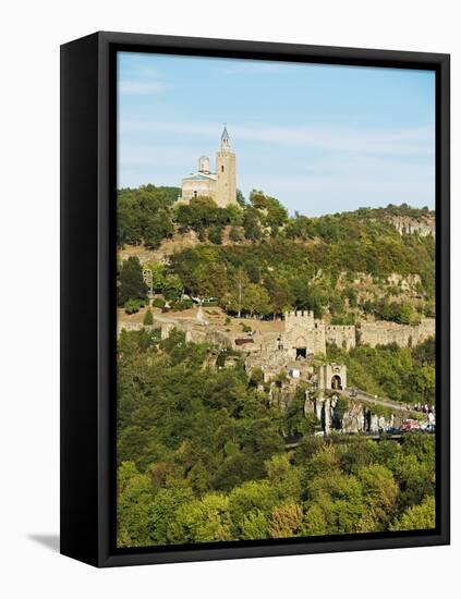 Tsarevets Fortress, Veliko Tarnovo, Bulgaria, Europe-Christian Kober-Framed Premier Image Canvas