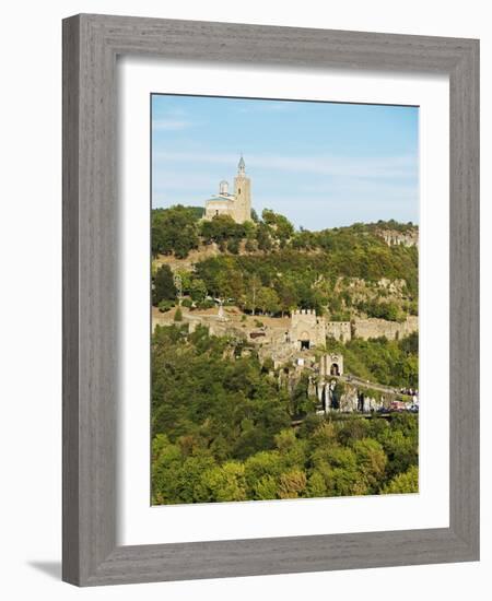 Tsarevets Fortress, Veliko Tarnovo, Bulgaria, Europe-Christian Kober-Framed Photographic Print