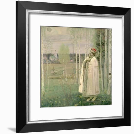 Tsarevich Dimitry, Son of the Assassinated Tsar Nicholas-Mikhail Vasilievich Nesterov-Framed Giclee Print