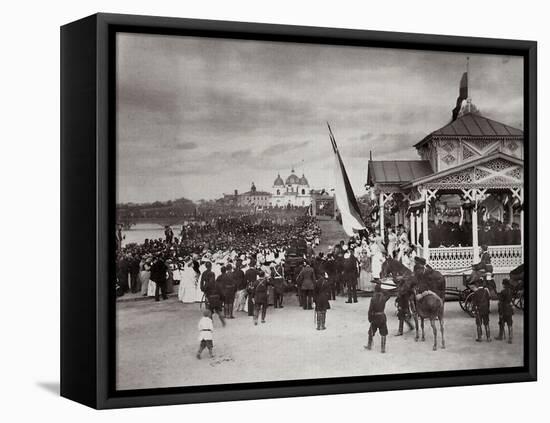 Tsarevich Nicholas of Russia at Novocherkassk, Russia, 1891-Kessler-Framed Premier Image Canvas