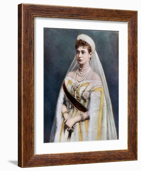 Tsarina Alexandra, Empress Consort of Russia, Late 19th-Early 20th Century-null-Framed Giclee Print