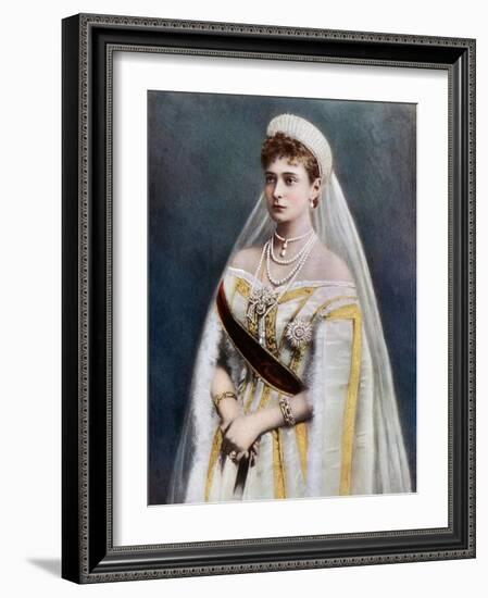 Tsarina Alexandra, Empress Consort of Russia, Late 19th-Early 20th Century-null-Framed Giclee Print