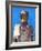 Tsemay Man with Flower in Mouth at Weekly Market, Key Afir, Lower Omo Valley, Ethiopia, Africa-Jane Sweeney-Framed Photographic Print