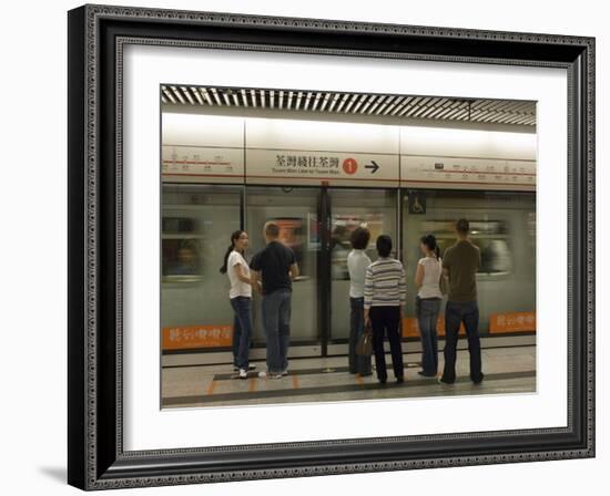 Tsim Sha Tsui Mtr Subway Station, Kowloon, Hong Kong, China-Sergio Pitamitz-Framed Photographic Print