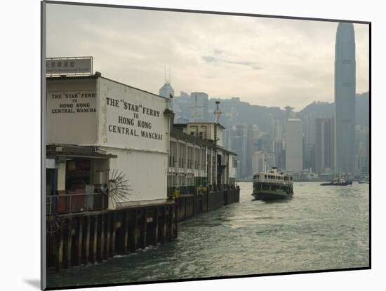 Tsim Sha Tsui Star Ferry Terminal, Kowloon, Hong Kong, China-Amanda Hall-Mounted Photographic Print