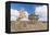 Tsorjiin Khureenii temple and Genghis Khan statue, Middle Gobi province, Mongolia, Central Asia, As-Francesco Vaninetti-Framed Premier Image Canvas