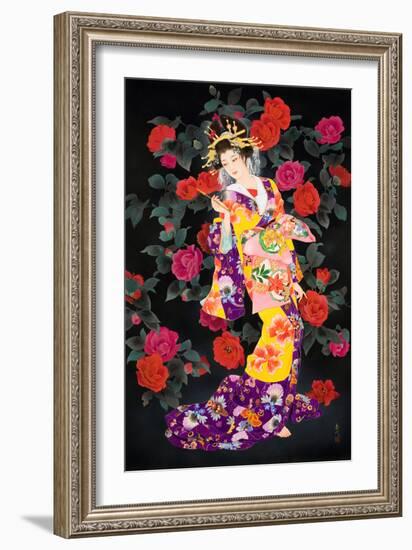 Tsubaki-Haruyo Morita-Framed Art Print