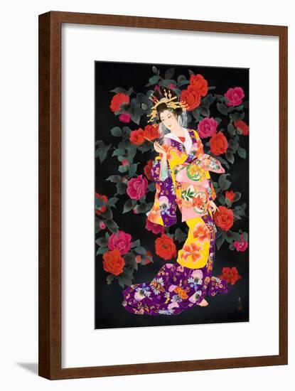 Tsubaki-Haruyo Morita-Framed Art Print