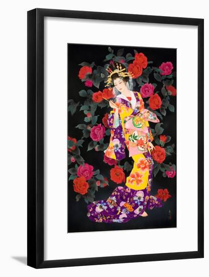 Tsubaki-Haruyo Morita-Framed Art Print