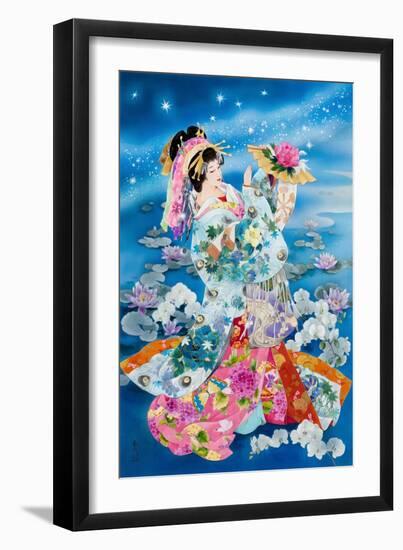 Tsuki Hoshi (Variant 2)-Haruyo Morita-Framed Art Print