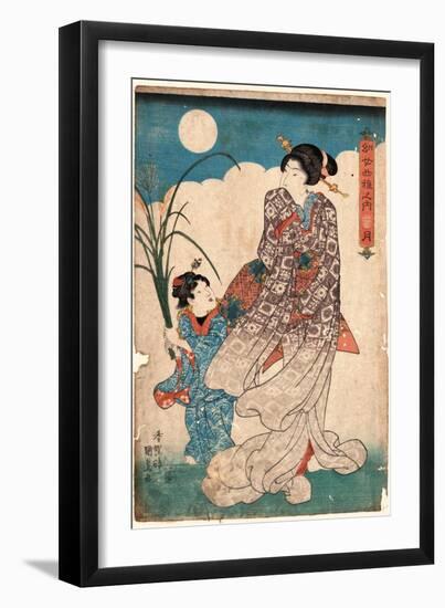 Tsuki-Utagawa Kunisada-Framed Giclee Print