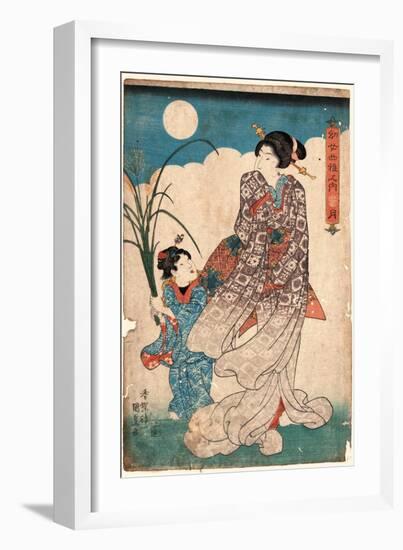 Tsuki-Utagawa Kunisada-Framed Giclee Print