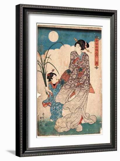 Tsuki-Utagawa Kunisada-Framed Giclee Print