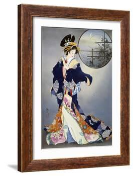 Tsukiakari-Haruyo Morita-Framed Art Print